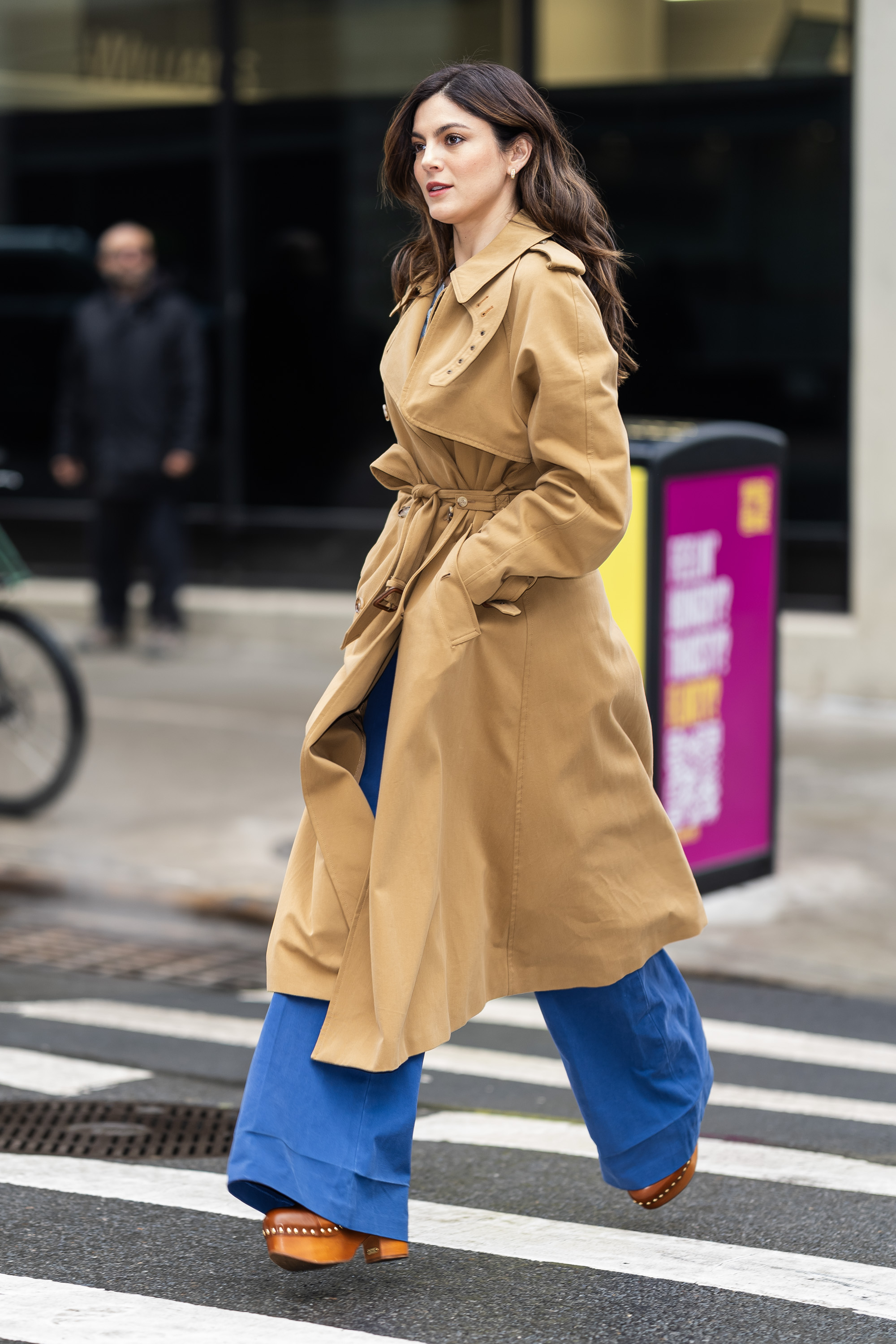 NEW YORK, NEW YORK - FEBRUARY 13: Monica Barbaro is seen in SoHo on February 13, 2025 in New York City. (Photo by TheStewartofNY/GC Images)